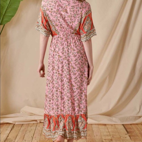 Bohemian high low maxi dress - Picture 2 of 4